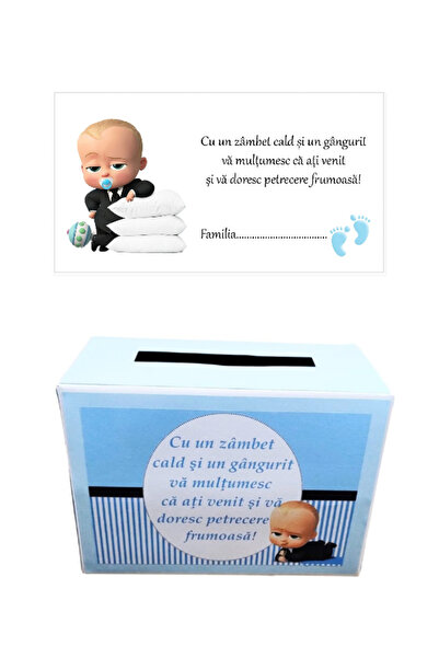 OEM Set Botez Baby Boss - 50 plicuri + 1 cutie