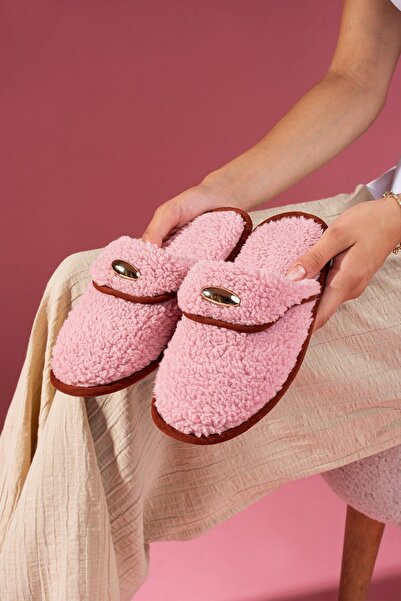 FUGA MODA Evelis Powder Towel Textured Drop Accessory House Slippers