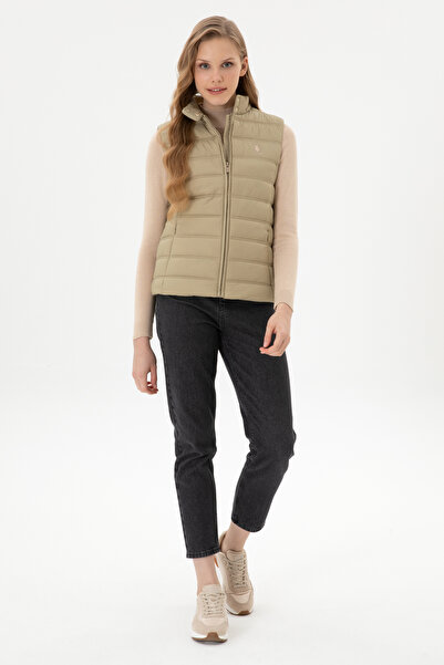 U.S. Polo Assn. Kadın Açık Haki Yelek 50311989-VR183