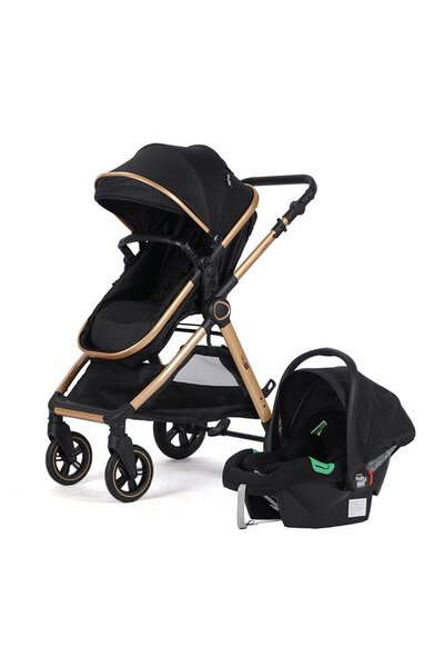 Baby Plus Capitan Travel Sistem Bebek Arabası, Portbebe Dönüşümlü, Çift Yönlü...