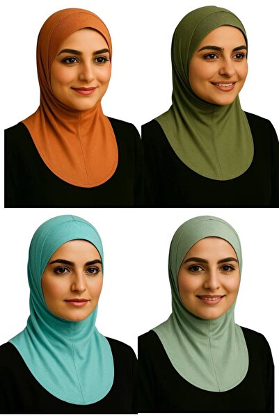 ALDAYER 4 Pieces Ninja Bone Neck Collar Lycra Sports Cap