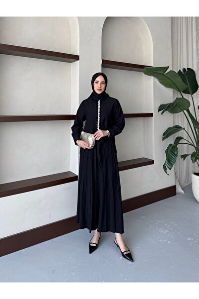 Nefise Önü Taşlı Bağlamalı Etekli Takım