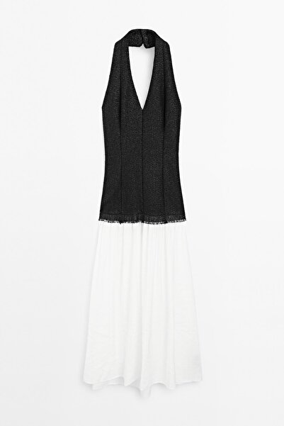 Massimo Dutti Uzun halter yaka elbise - STUDIO