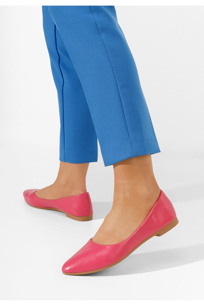 B T Shoes Fuchsiové dámské baleríny Genevieve