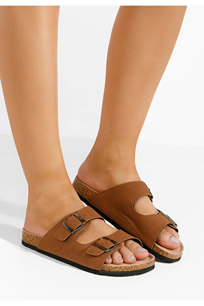 B T Shoes Παντόφλες γυναικειεσ Vanasia V2 καφε