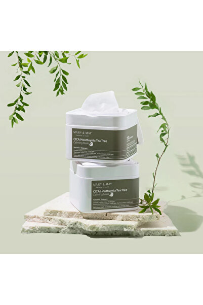 Mary & May Set of 30 Mary & May CICA Houttuynia Tea Tree Tissue Masks - Detox and Soothing Skin