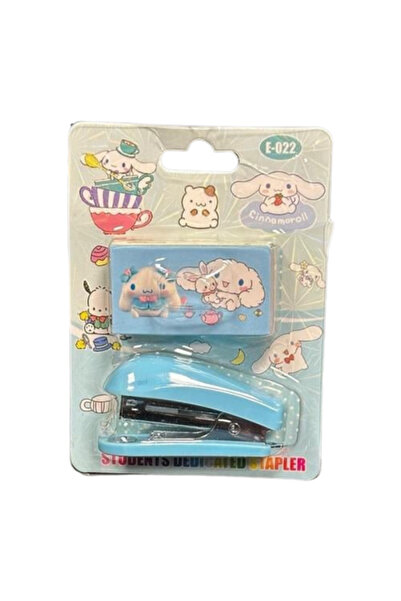 Dörtel Tedarik مجموعة دباسة صغيرة من سانريو سينامورول، طقم من قطعتين باللون الأزرق