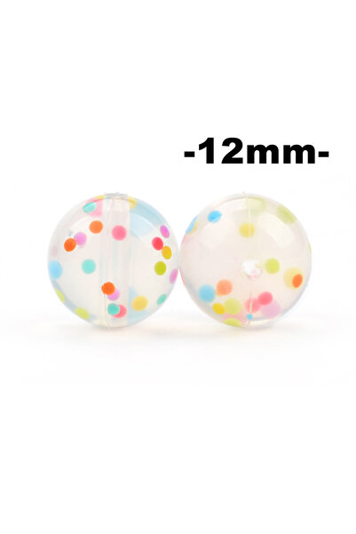 Choice6 خرز سيليكون دائري الشكل مقاس 12 مم من LOFCA، عبوة من 100 قطعة، يُستخد...