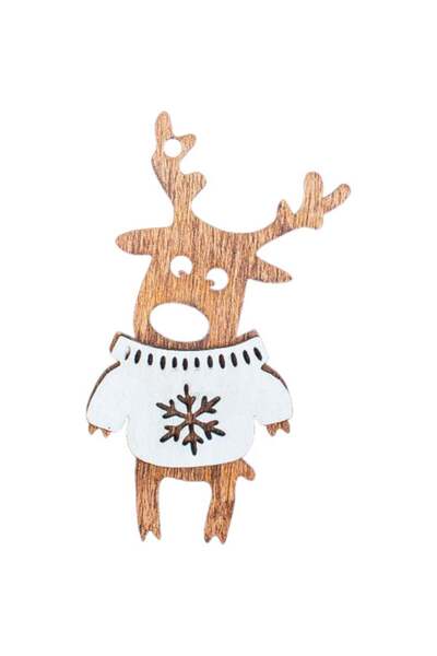 OEM Glob de Craciun HH915 din Lemn Model Rudolf