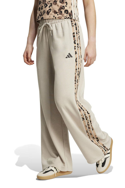adidas Γυναικεία casual παντελόνια με animal print 3-Stripes Open Hem Pants Jm1841
