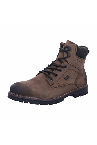 Rieker Pánské kotníkové boty na šněrování v jednobarevných barvách