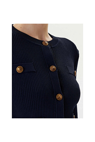 Guess Emmie Kadın Lacivert Triko Hırka W5YR09Z0130-G7V2