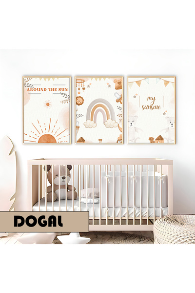 Harika bir ev Dečija soba Dnevna soba - Minimalistički Moderni Boemski MEKANA...
