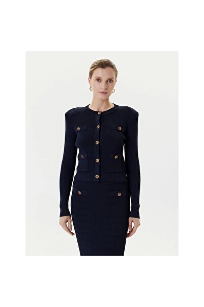 Guess Emmie Kadın Lacivert Triko Hırka W5YR09Z0130-G7V2