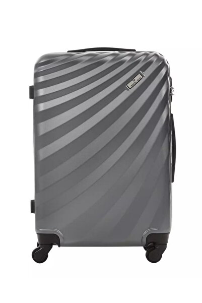 TRAVEL HOME , Set of 3Pcs Luggage Trolley Case 20/24/28 Inch, Dark Grey
