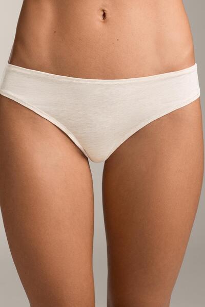 Oysho 5 classic cotton blend briefs
