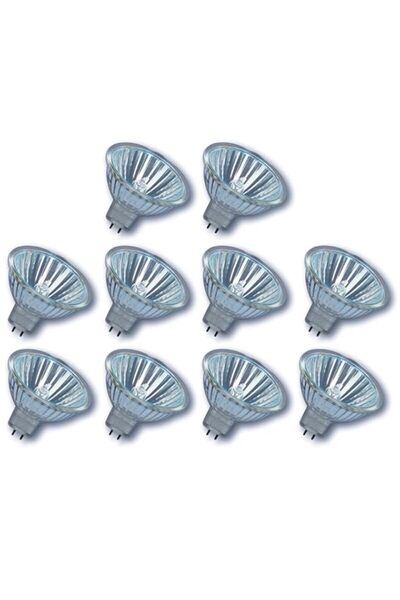 Generic Osram 10 x Osram Halogen 50W GU5.3 12V 36° 44870 WFL Decostar 50 Watt...