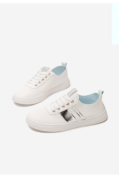 B T Shoes Casual παπουτσια γυναικεια Heayli V4 λευκά