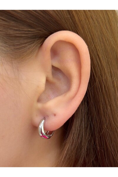 BY YASİN TOPÇU 🌙 ✨   Steel Curved Mini Ring (Silver)