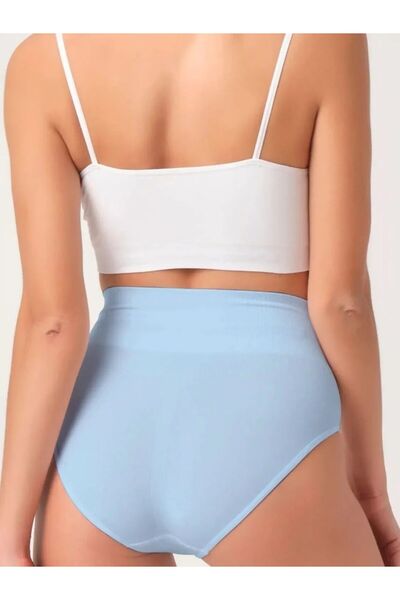 MİSTİRİK Mabet Model Waist Booster High Waist Shaping Corset Ice Blue Color