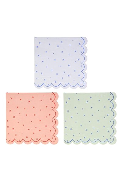 Generic Meri Meri Star Pattern Large Napkins