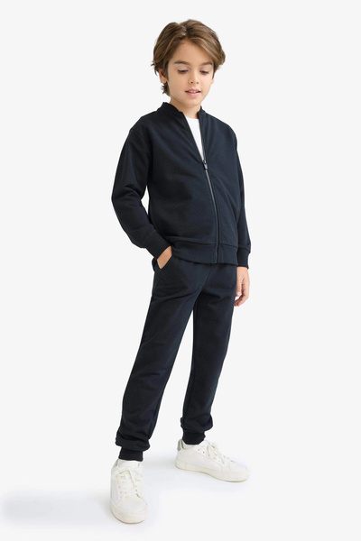 DeFacto E7338 Siyah Erkek Çocuk Beli Lastikli Jogger Eşofman Altı
