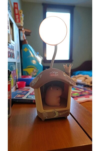 FAMEMUS ACCESSORY Capybara Masa Üzeri Gece Lambası boyut 25 cm