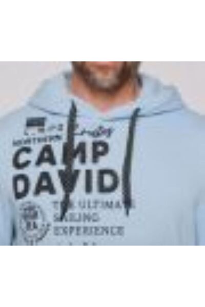 Camp David UZUN KOLLU BİSİKLET YAKA SWEATSHİRT