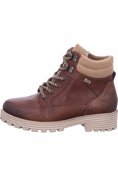 Remonte Schnür-Stiefeletten für Damen v hnědé barvě