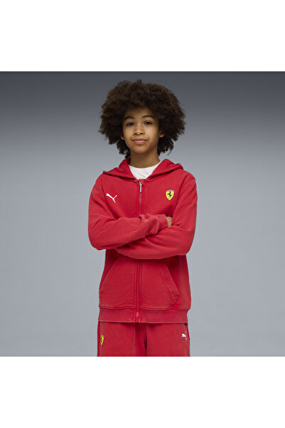Puma Scuderia Ferrari Sportswear Hooded Sweat Jacket Youth