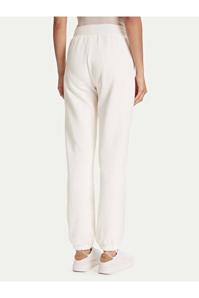 Guess Peony Kadın Beyaz Aktif Regular Fit Eşofman Altı V5YB06KBSL2-F0EP