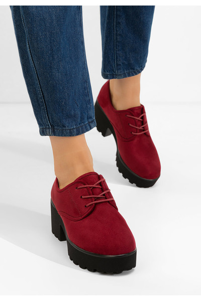 B T Shoes Faylora lace-up heeled shoes in dark green