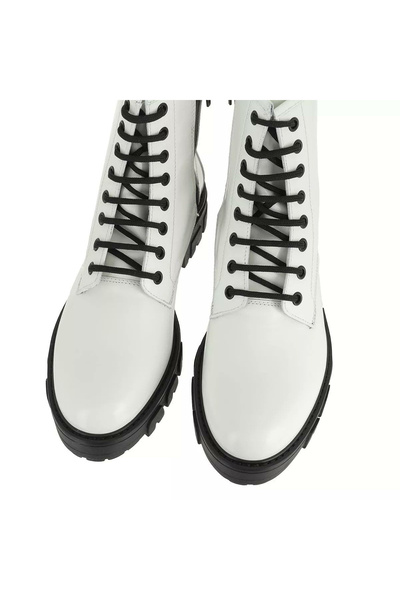 Hugo Boss Stiefeletten für Damen in weiß