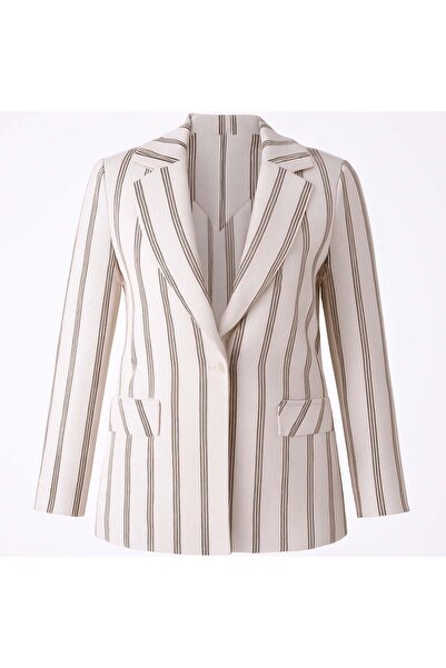 trender Multicolored Women's Blazer Jacket 6520