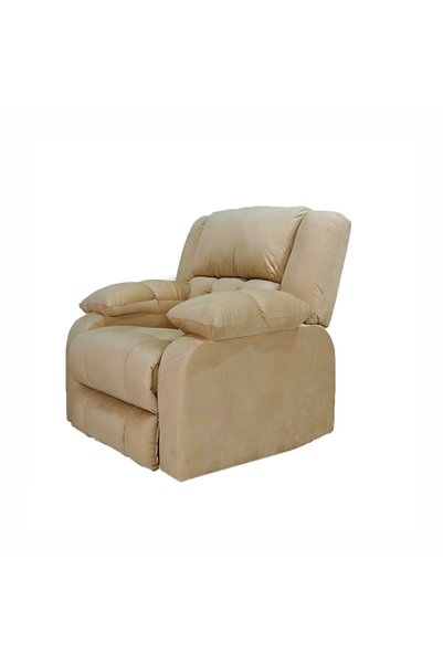 BACK COMFORT |KING| Velvet Classic Recliner Chair
