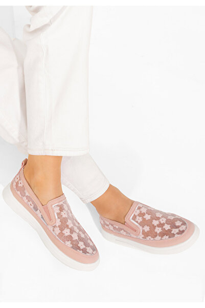 B T Shoes Ružové dámske poltopánky Latyssa