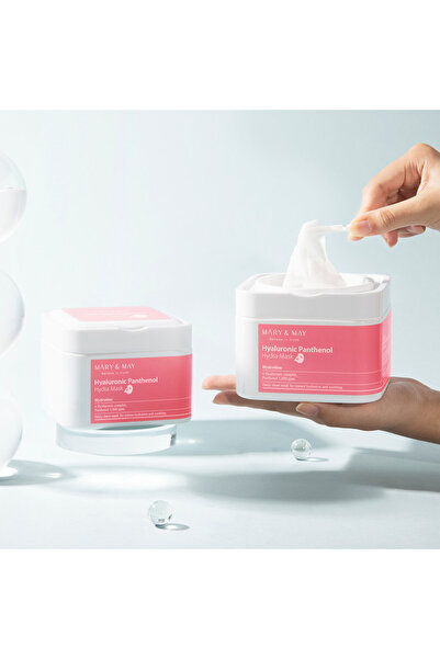 Mary & May Set of 30 Mary & May Hyaluronic Panthenol Wipe Masks - Intensive Hydration and Skin Regeneration