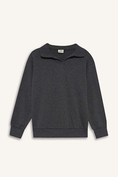 DeFacto Erkek Çocuk Apaş Yaka Sweatshirt F3940A825AU