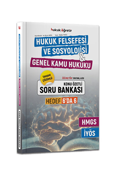 hukuk öğretir Hukuk Felsefesi ve Sosyolojisi – Genel Kamu Hukuku 2026 Soru Ba...
