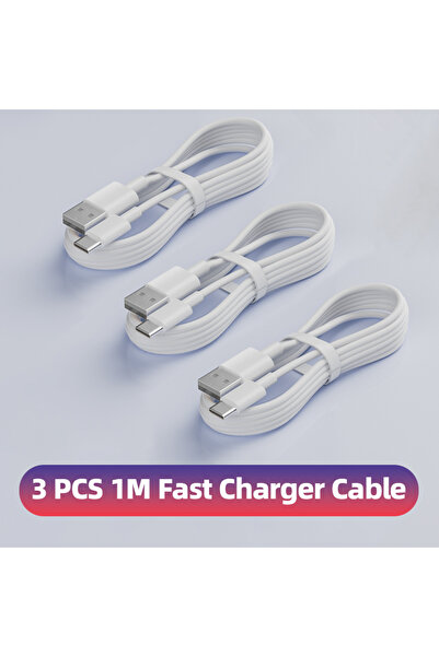 Choice كابل شحن سريع للغاية من النوع C إلى USB-A، 3 قطع، 1.0 متر، QCMAX، 3 قط...