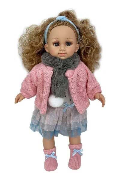 Toybox دمية الجمال العصرية مرتدية ملابس دافئة ولطيفة للأطفال