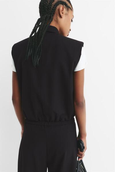 Pull & Bear Balloon hem waistcoat
