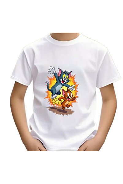 Disney Tom and Jerry Kids Cotton T-Shirt