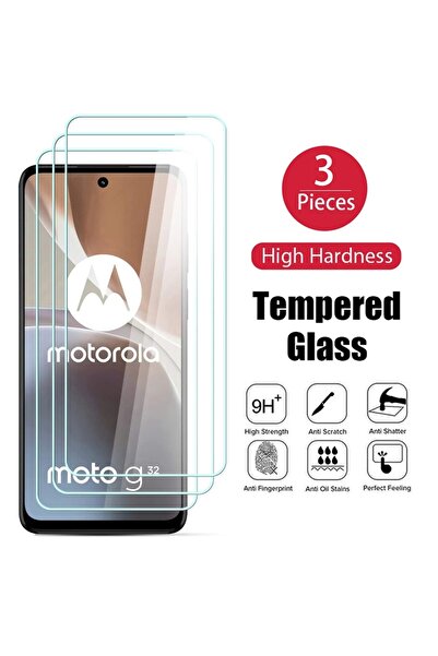 Choice4 3 قطع زجاج مقوى لهاتف Moto E22، 3 قطع زجاج مقوى لهاتف Moto E13، G13، ...