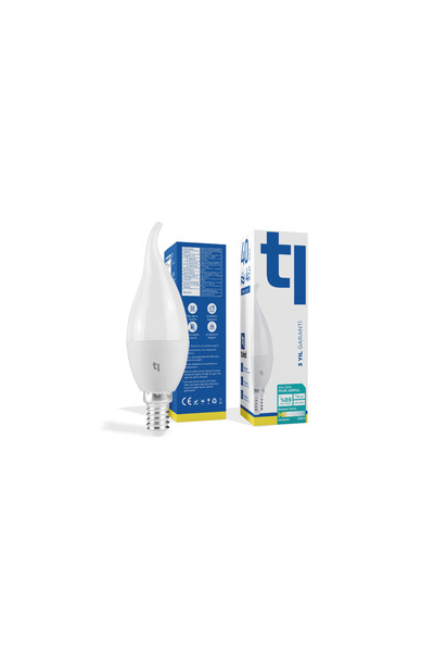 Tuled Redeem C37A E14 Mum Ampul, Titreşimsiz, Göz Konforu, 494 Lümen, Ilık Be...