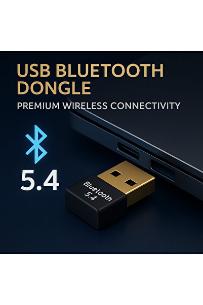 Anunnaki USB Bluetooth Dongle Pc Laptop Kablosuz Bluetooth 5.4 Adaptör V5.4 Bluetooth Aparatı