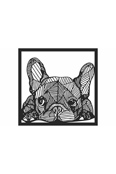 OEM Decor Personalizabil Geometric perete Catel Bulldog HHH269 din lemn - 29 ...