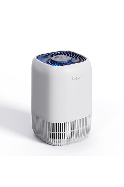 EvoAir Purificator de aer Nuvia, True HEPA, Mod Noapte, Aromaterapie, Lumină Ambientală, Timer, Alb
