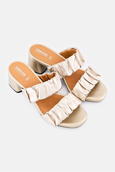 Geox Women D Genziana Slip On Sandals, Bronze