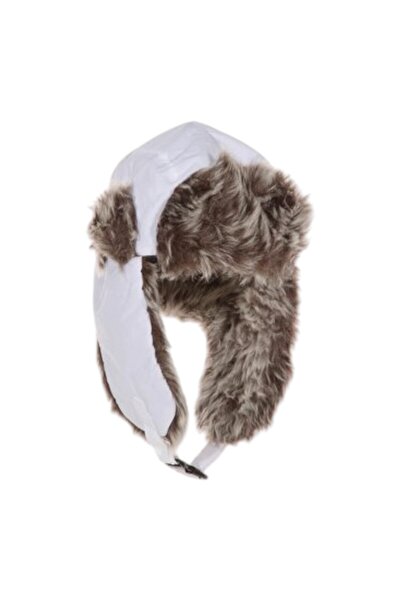 Hello Kitty Girls' fur hat, white, Hello Kitty